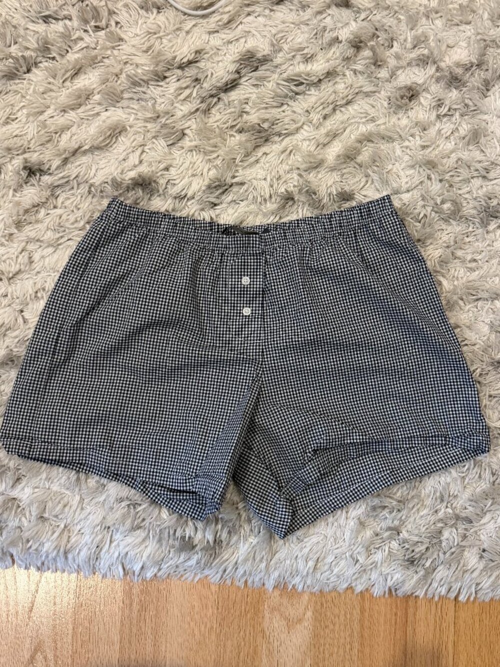 Brandy Melville Black and White Gingham Shorts
